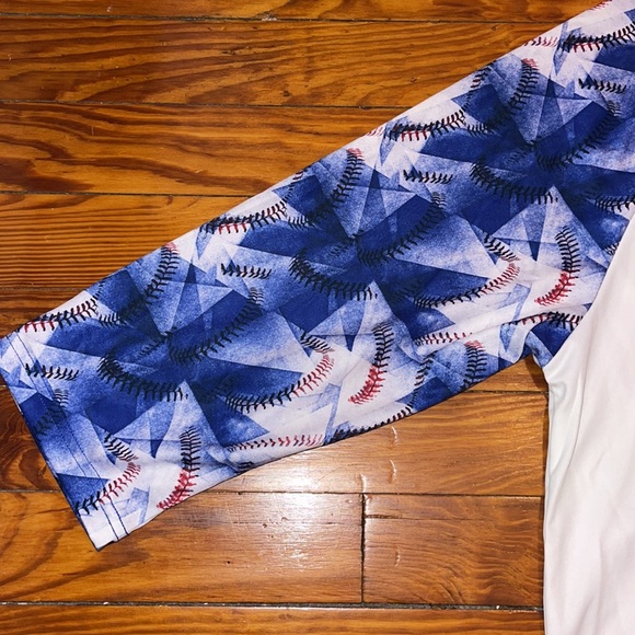 Adidas Men’s Baseball 3/4 Sleeve Shirt Large - Picture 2 of 6